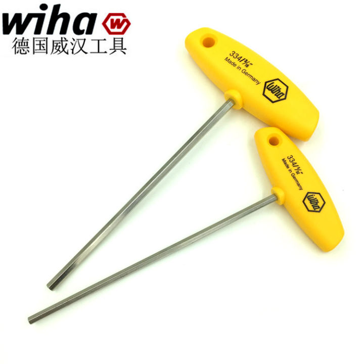 Germany Wiha Wiha 334 Imported T Handle British Allen Wrench 7/64 1/8 9