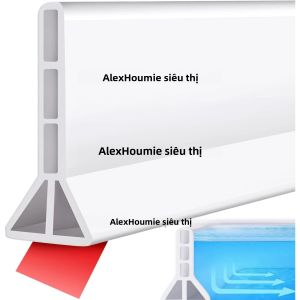 Chặn Nước Tắm Gấp Gọn 10cm Chắn Nước Bảo Vệ Khỏi Nước Bắn Khi Tắm Đứng Chất Liệu Nhựa