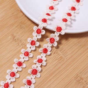 1.5Cm Nhiều Màu Sắc Hoa Cúc Viền Ren Cho Đan Cưới Thêu Tự Làm May Bông Tai May Thủ Công 3 Yard/Nhiều
