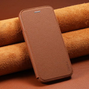 Shockproof Leather Flip Phone Case for iPhone 13/14/15/16E/Air/17/18 Pro Max with Wallet Card Slot 360° Full Coverage