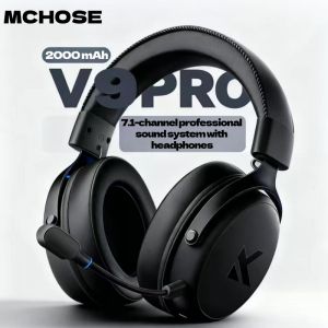 MCHOSE | Tai Nghe Chơi Game Không Dây MCHOSE V9 Pro Âm Thanh Vòm 7.1 Mic Khử Tiếng Ồn Độ Trễ Thấp Nhẹ Cho PS5 PC Switch Bluetooth 5.3