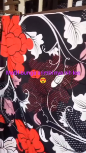 1set 2sarban 1sargul sarung bantal guling tidur dewasa 45x60 motif bunga red black bahan adem lembut
