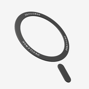 เคสโทรศัพท์แม่เหล็กแบบติดตัว DEVILCASE สำหรับโทรศัพท์มือถือ Magsafe แผ่นดูดซับแม่เหล็กแบบไร้สาย วงแหวนแม่เหล็ก ชาร์จได้ โลหะ