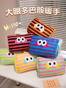 Dopamine Heated Pillow Office Nap Time Sleeping Cushion Womens Hand Insertable Soft Toy for Students in Dormitory