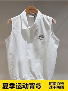 Áo Thun Nữ Golf Mùa Hè Mới Thời Trang Đa Năng Thể Thao Thường Ngày Nhanh Khô Thời Trang Không Tay Áo Chống Nắng