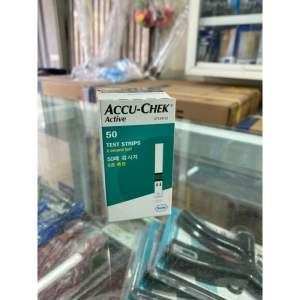 Que thử đường huyết Accu-chek Active chính hãng (date mới nhất) Accu Check Active