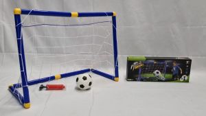 ของเล่นโกลบอลเด็ก พร้อมตาข่ายและลูกฟุตบอล แถมเครื่องสูบลม โกลฟุตบอลจำลอง โกลบอลเด็กเล่น โกลบอลสำหรับเด็ก ของเล่นเสริมสร้างพัฒนาการ