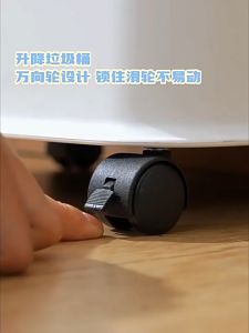 Thùng rác gia dụng FEDASH với thiết kế sáng tạo dung tích lớn có thể nâng hạ và di chuyển dễ dàng