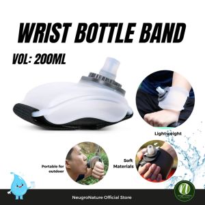Botol Air Gelang Tangan 200ml Isipadu Sesuai Untuk Pertanian / Berkebun Portable Wrist Bottle Band 200ml  Suitable For Gardening / Farming 手腕水壶