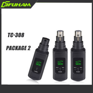 Professional UHF Wireless Microphone Converter Wireless System XLR Transmitter and Receiver Does Not Support 48V