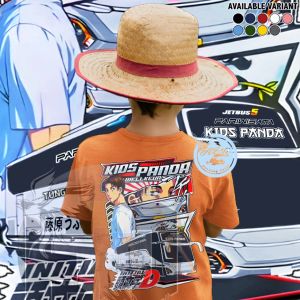 t-shirt baju kaos gambar Bismania kids panda takumi anak laki-laki/perempuan Untuk umur 2-13 tahun gambar Busmania Kids panda takumi bahan polyester super bagus dan lembut Nyaman tersedia parian warna Abu Biru Hitam Kuning DLL. Putih