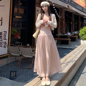 La Chapelle | Sequins Pleated Lightweight A-Line Maxi Skirt