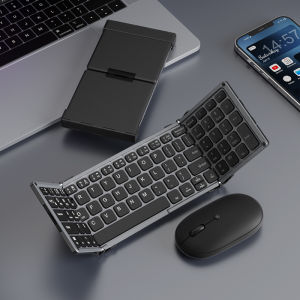 B.O.W | Foldable Quiet Bluetooth Keyboard and Mouse Combo