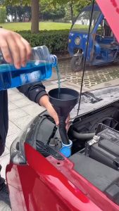 Phễu Rót Dầu Nhớt Ô Tô Xe Máy Có Tấm Lọc Miệng 13cm