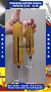 Timbangan Gantung Rongsok Besot Manual 25 - 50 Kg