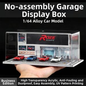 Simulation Parking Scene 1/64 Model Car Display Case