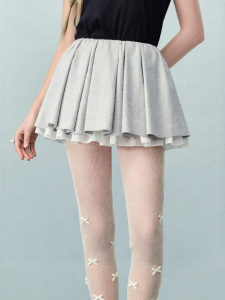 AIVEI | Summer New Academic Style Petite Expandable Waist Pleated Skirt