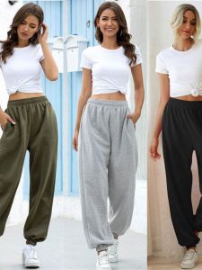 Loose Womens Casual Sweatpants Comfortable Home Pants Mid-Low Waist PVC Material Other Material 100% Spring Autumn Winter