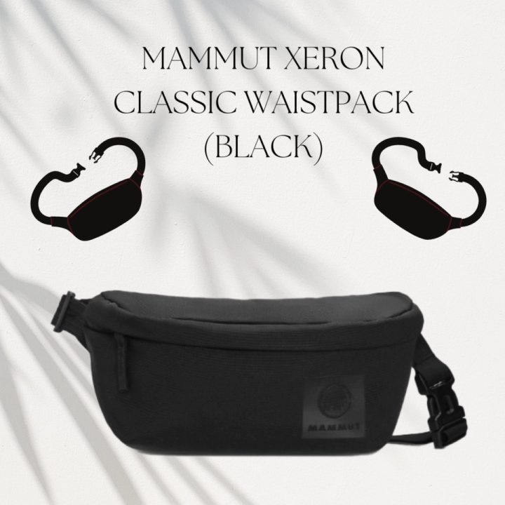 Mammut Xeron Classic Waistpack (Black) Lazada Singapore