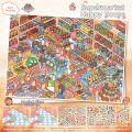 Supermarket Scene Simulation Decoration Sticker. 