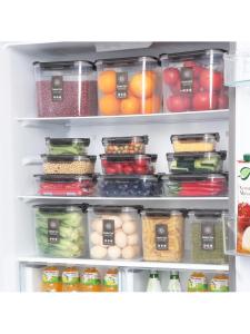 Kitchen Food Freshness Container Plastic Transparent Anti-moisture Storage Jar