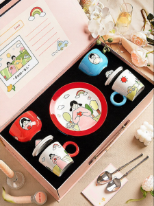 MODERN SWEETHOME | Wedding & Engagement Gift Set Tableware Underglaze Colored
