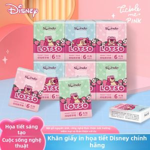 SUNDE | Giấy Khăn In Hình Gấu Dâu 4 Lớp