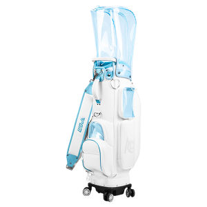 PGM GOLF | Waterproof Roller Golf Bag with Korean Style Transparent Colorful Design