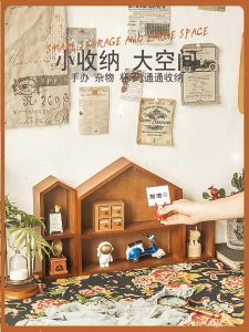 Cosmetic Storage Box Home Desktop Lipstick Perfume Storage Rack Sundry Storage Cabinet Figurine Blind Box Divider Display Stand