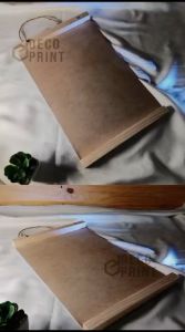 Pigura Kayu Jati Belanda Bingkai Vintage Tali Rami Gantung Aesthetic Ukuran A4