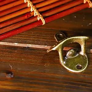 Zinc Alloy Wall Bottle Opener Beer Retro Alloy Wall Mounted Beer Bottle Opener Kitchen Decor KPQ005