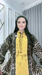 Storjoan Motif: Pakaian Wanita Gamis Tali Samping Kanan Kiri Busui Rayon Twill