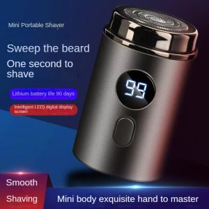 Mini Electric Shaver Portable Facial Shaver Rechargeable Shaver Dry Wet Dual Use Mens Shaver Car Travel Office Shaver