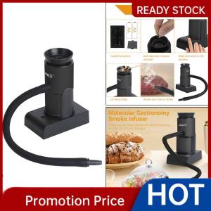 Rockible Food Smoker Pro Smoke Infuser Box Machine Works พร้อมชาไม้สำหรับเนื้อบาร์บีคิว