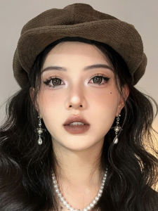 Elegant Long Tassel Pearls of Mei Le Spin: High-End Luxury Lightweight Studs for Women with Unique Geometric Pattern