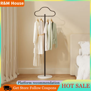 Cloud Coat Rack Metal Clothes Rack Bedroom 170cm Marble Stand Hanging Rack Creative Furniture Decoration