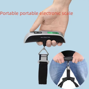 50kg Digital Luggage Scale Portable Electronic Scale Weight Balance suitcase Travel Hanging Steelyard Hook scale