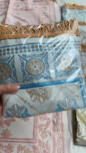 Sajadah Satin Chenil Pastel Besar Dewasa Oleh Oleh Umroh Souvenir Haji Free Kemas Plastik Kaca