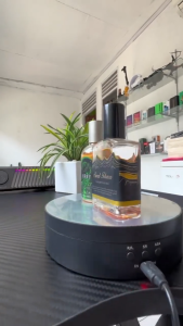 COD Alas Putar Fotografi Rotating Display Produk Live Konten 360° Stand Turntable 3in1 with Remote