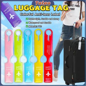 Luggage Tag PVC Cover ID Name Address Suitcase Holder Waterproof Luggage Label Baggage Boarding Tags