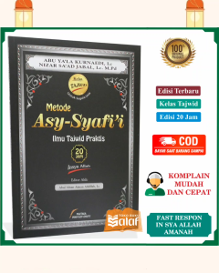 Metode Asy-Syafii Ilmu Tajwid Praktis COVER HITAM Metode Asy Syafii Karya Abu Yala Kurnaedi Penerbit Pustaka Imam Asy-Syafii