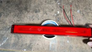 J116S13 14 INCH LED 12V-24V 3RD BRAKE LAMP WITH FLASH FOR ALL CAR LORRY TRILER BUS