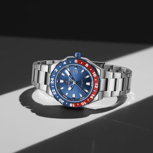 นาฬิกาควอตซ์ NAVIFORCE 9249 รุ่นใหม่สำหรับผู้ชาย ดีไซน์เรียบง่าย แฟชั่น ปฏิทิน เรืองแสง กันน้ำ สายสตีล นาฬิกาข้อมือผู้ชายสำหรับเล่นกีฬา