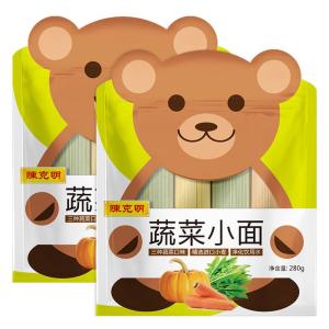 Childrens Butterfly Shaped Noodles without Salt Nutrition Vegetable Flavored Cereal Fish Breakfast Suitable for Home Use