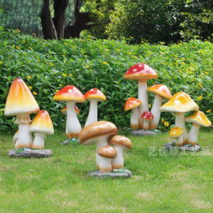 Realistic Mushroom Resin Ornament