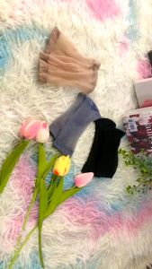Weiyi Kaos kaki muslimah kaos kaki transparan wanita Stocking DKXW