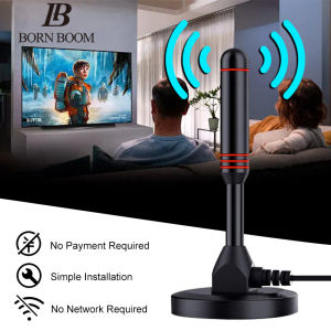 Super Signal HD Digital Indoor Amplified TV Signal Receiver Antenna 200 Miles Ultra HDTV With Amplifier Car Antenna/antena for TV/Adapter Booster Antena