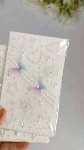 3D Face Eye Butterfly Rhinestones Diamond Jewelry Sticker Makeup Art Eyeliner Tattoo Body Nail Art美甲贴纸眼妆蝴蝶钻石珍珠饰品创意化妆脸部贴钻