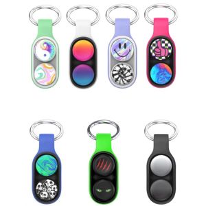 2024 New PopPuck Trick Unlocked Fidget Decompression Toy Hand Spinner Series Magnet Silicone Fingertip Game Pop Puck