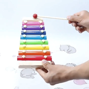 Infant Children Enlightenment Educational Eight-Tone Piano Wooden Percussion Xylophone